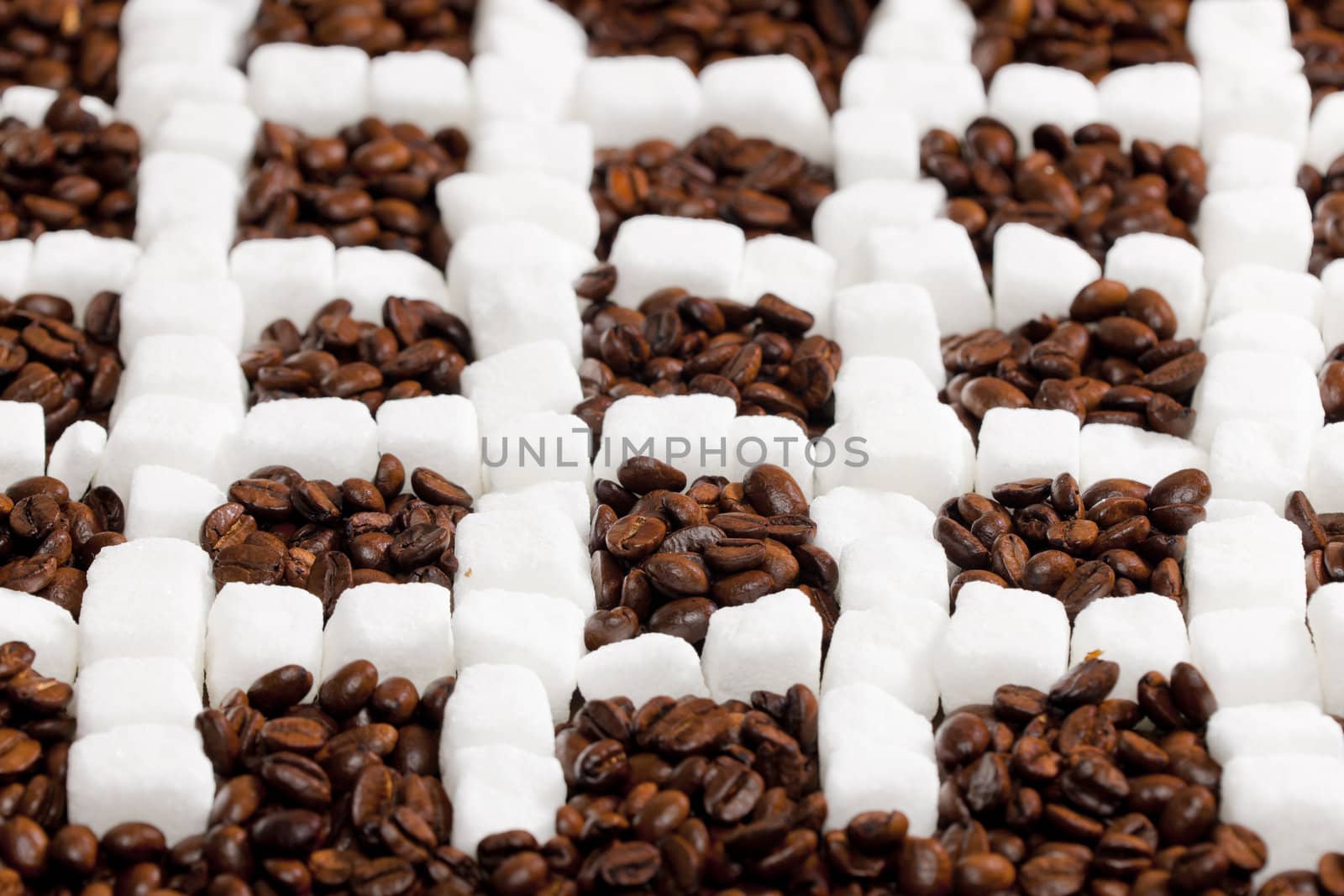 still life of coffee and sugar