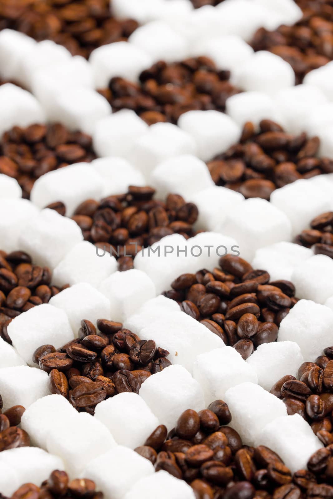still life of coffee and sugar