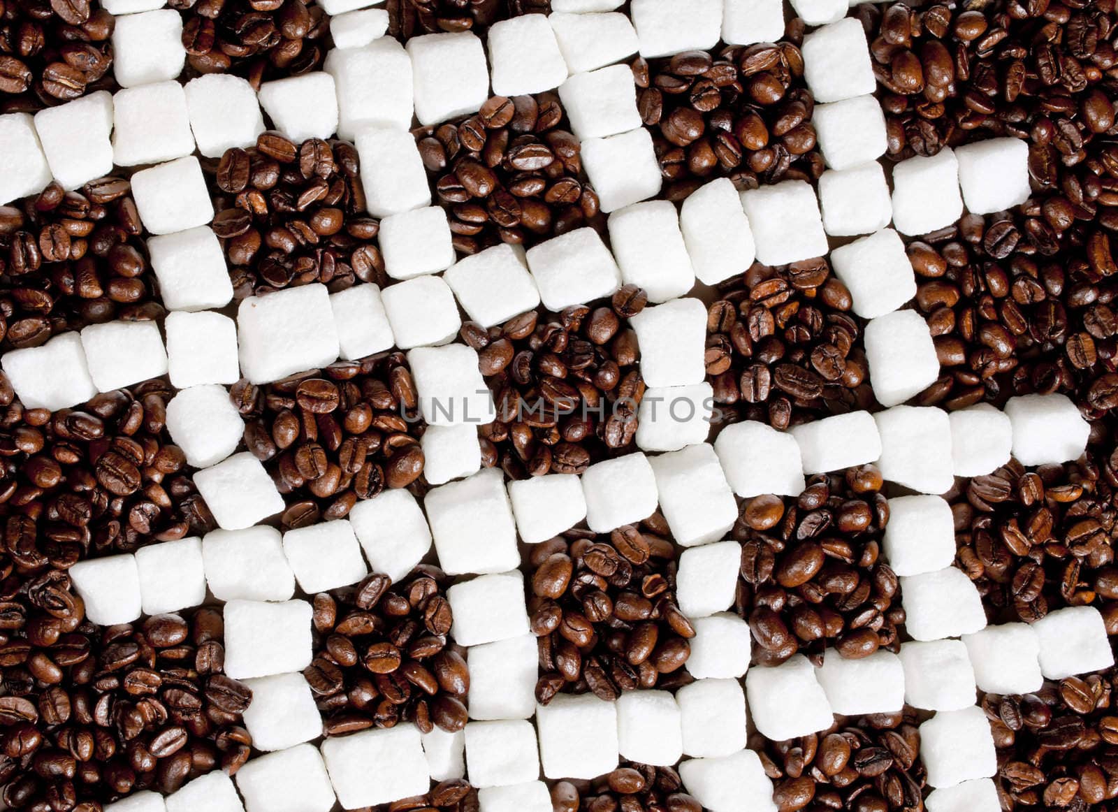 still life of coffee and sugar