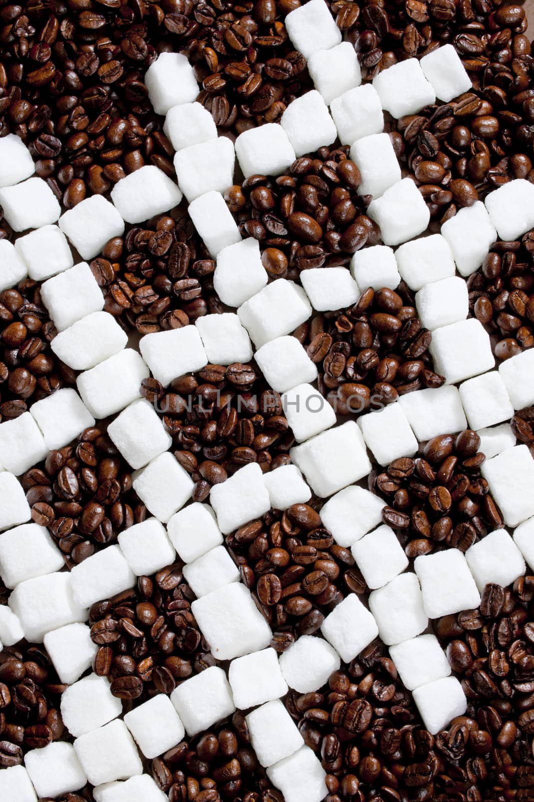 still life of coffee and sugar