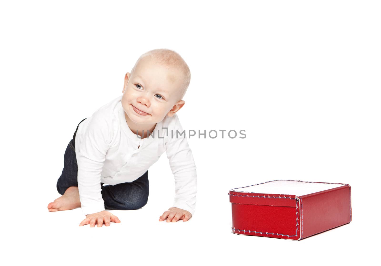 A boy and his red lunchbox by gemenacom