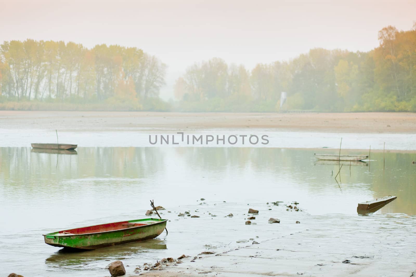 autumnal pond, Czech Republic