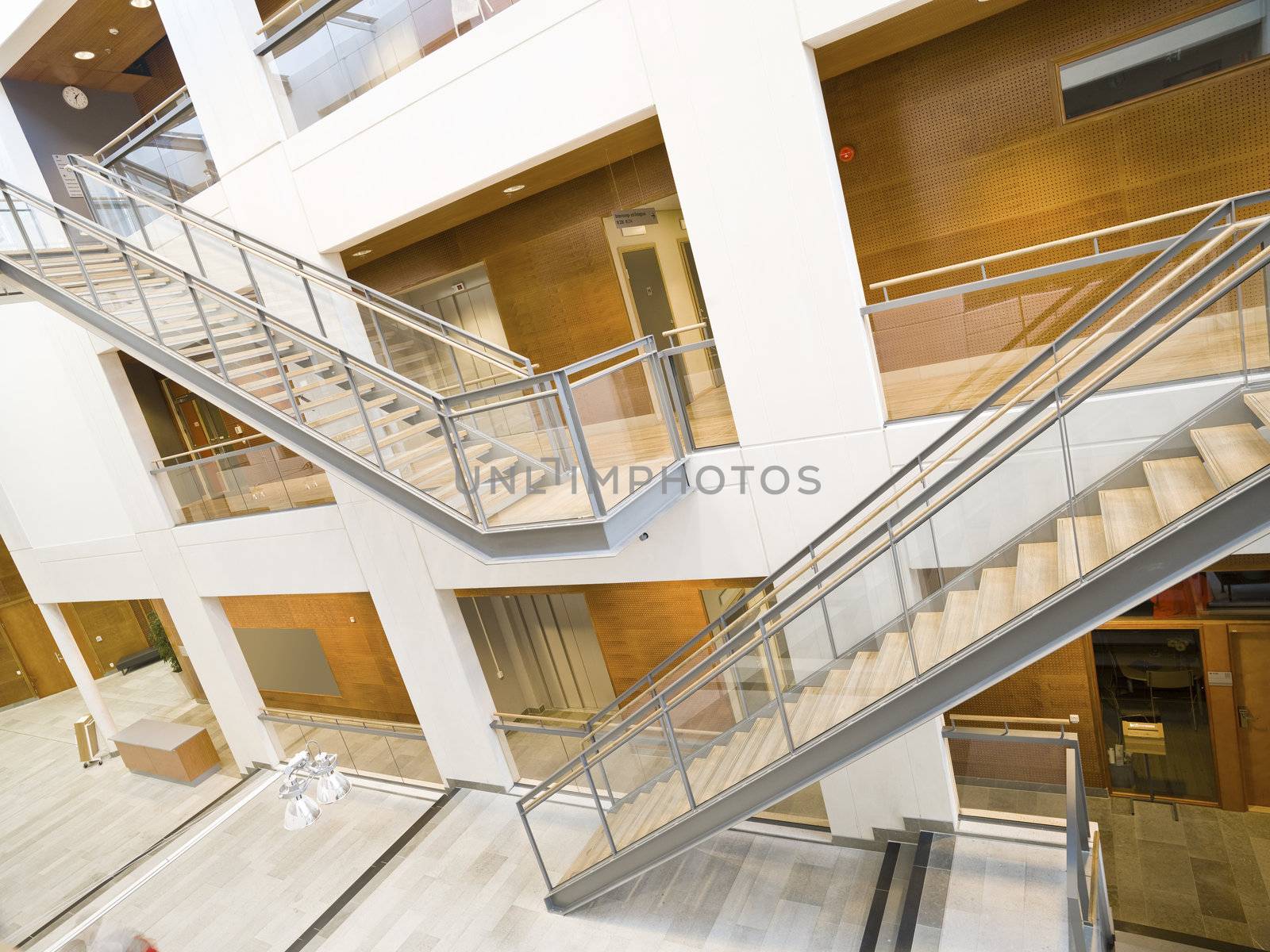 Modern and luxurious interior of a university