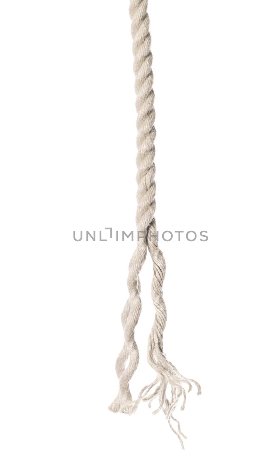 Rope isolated on white