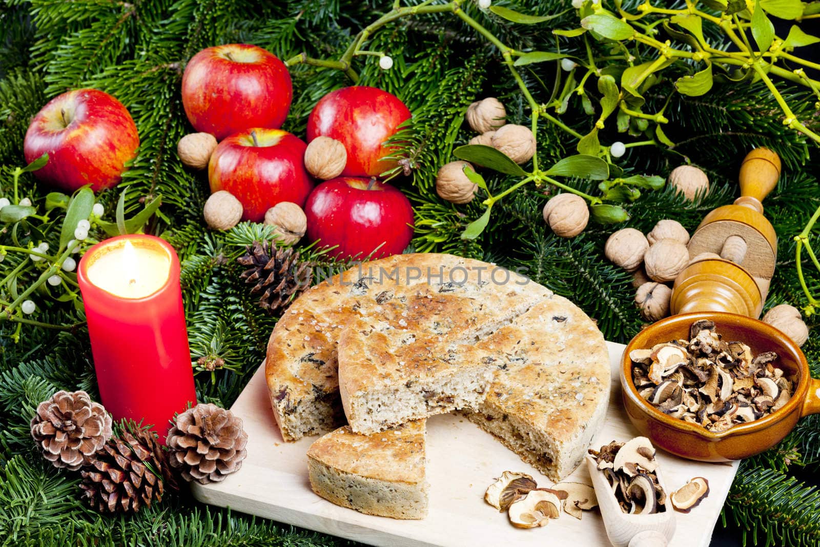 special Christmas mushroom pastry