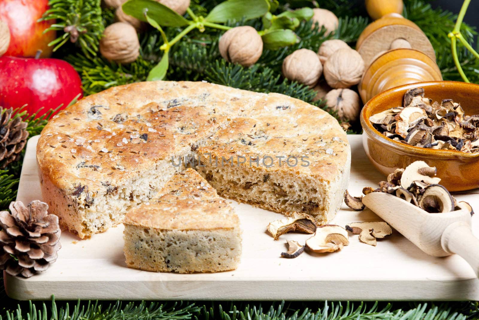 special Christmas mushroom pastry