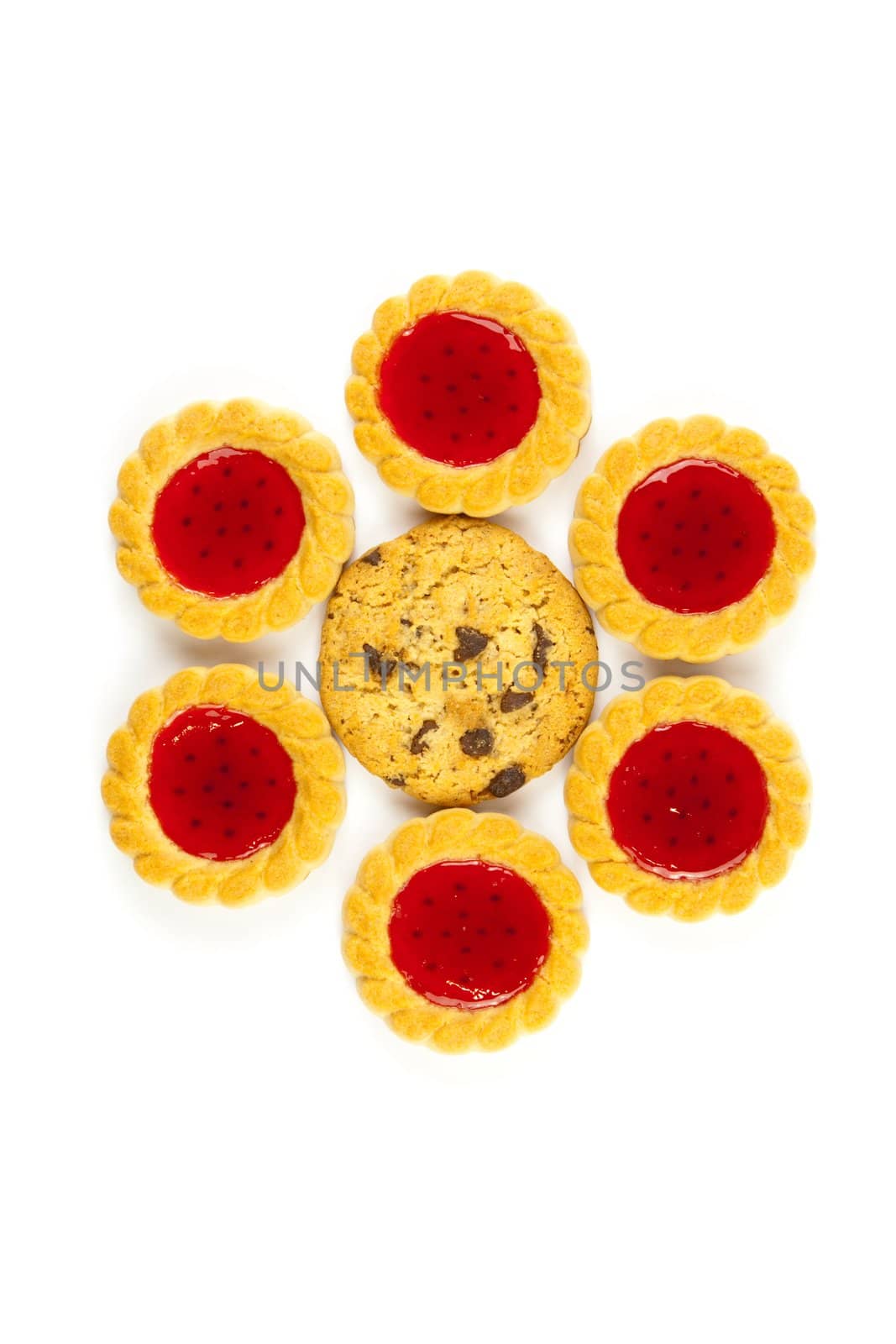 cookies isolated on white background
