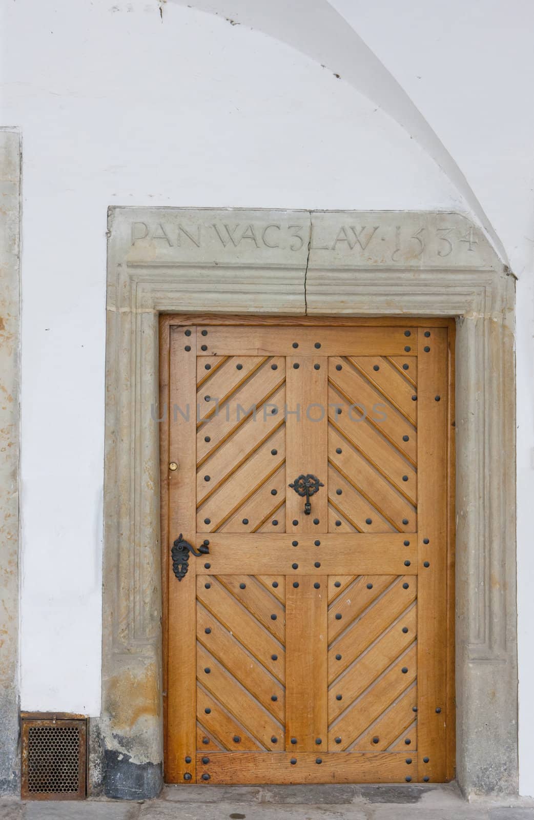 detail of house, Nove Mesto nad Metuji, Czech Republic