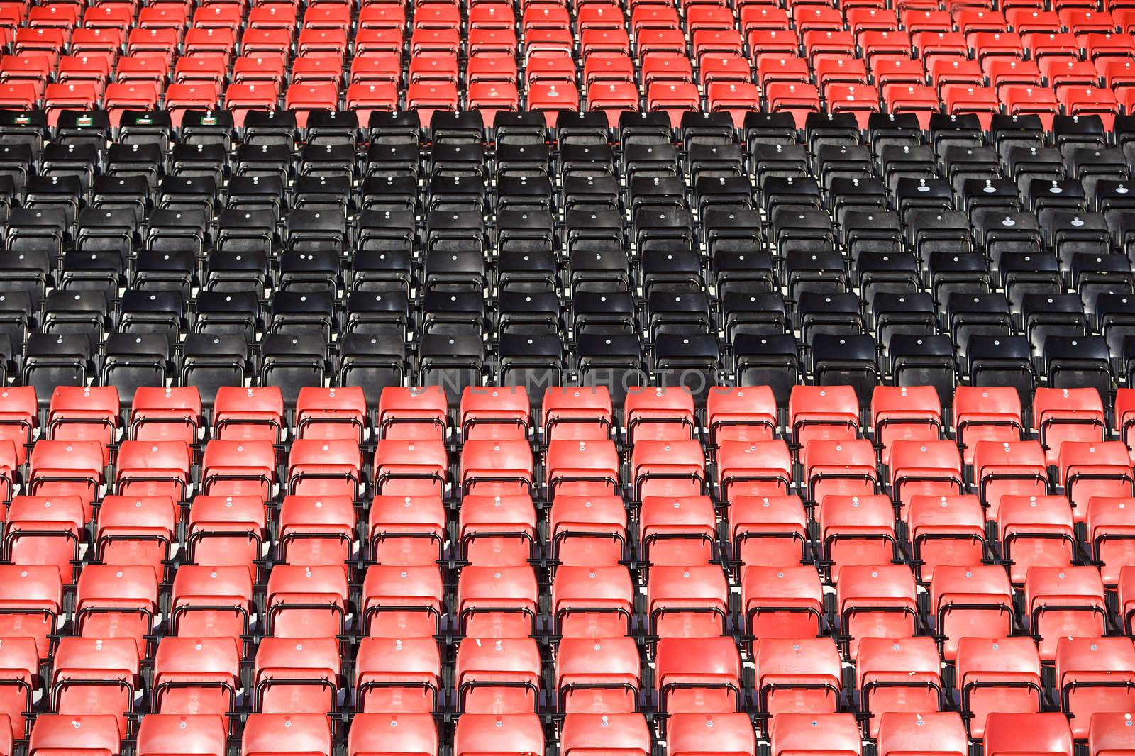 Spectators seats at a Stadium by gemenacom