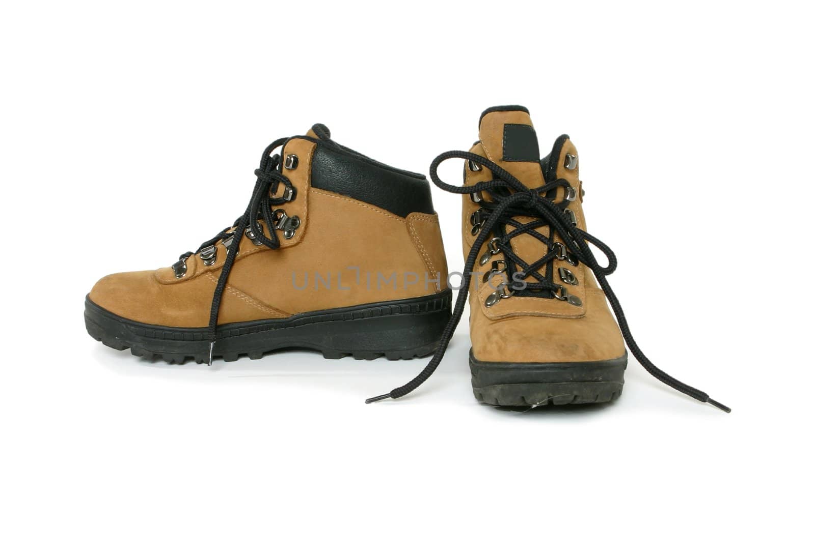 A pair of hiking or leisure boots