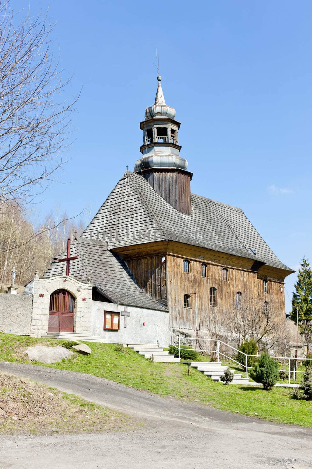 wooden church, Nowa Bystrzyca, Poland