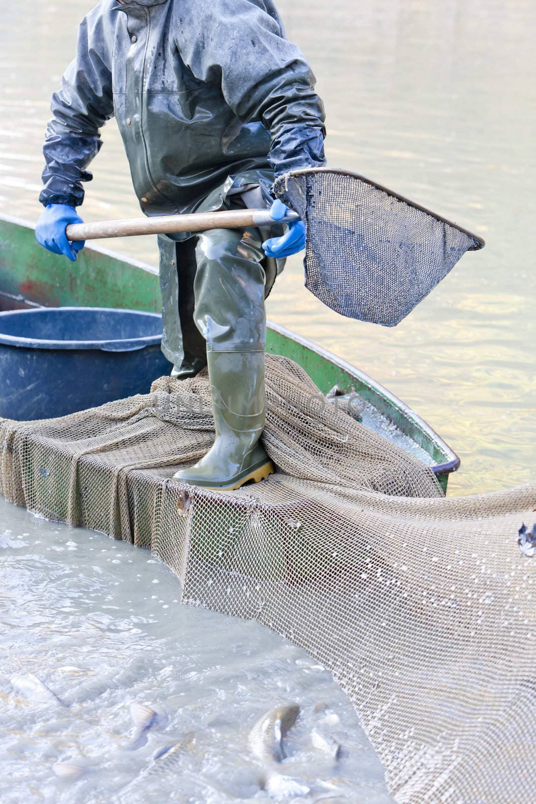 detail of fisherman