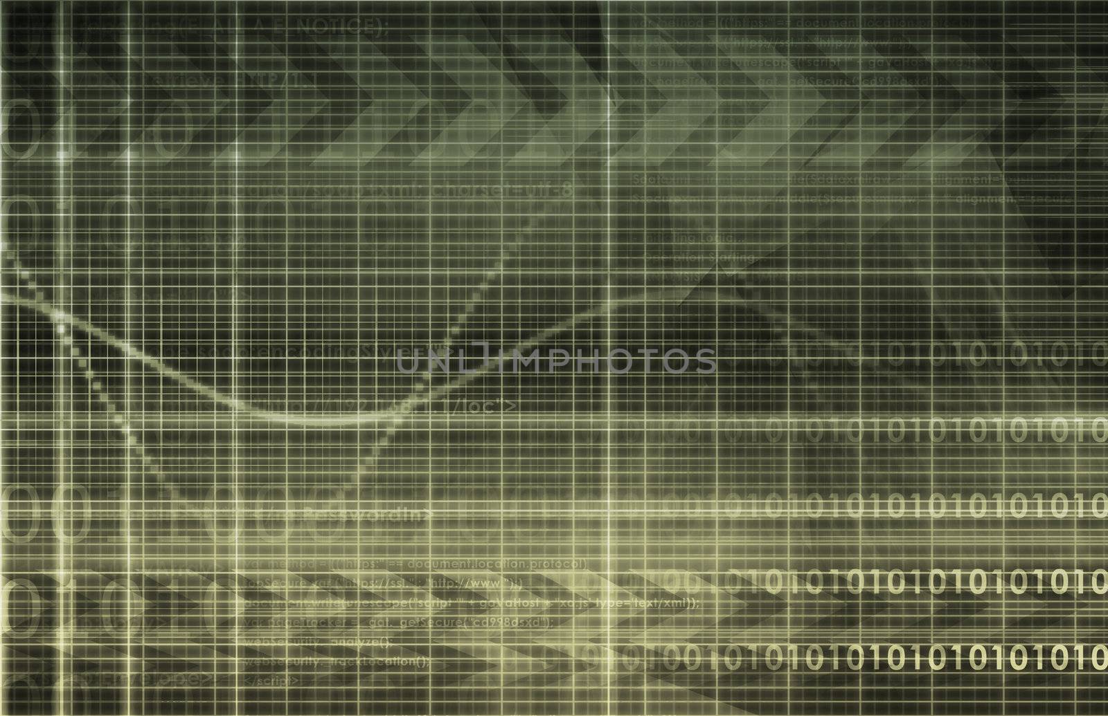 Digital Background Internet Concept as a Art