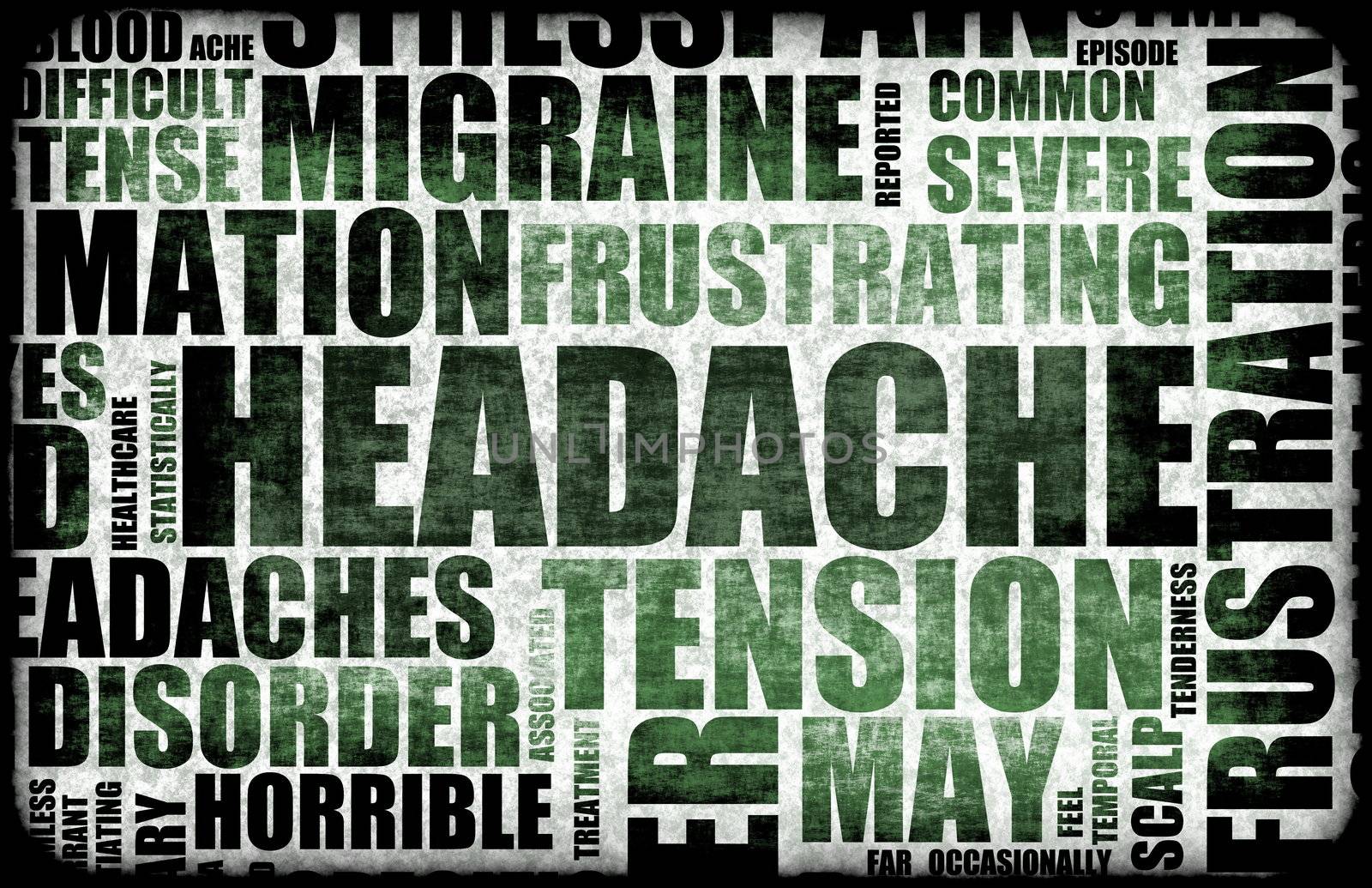 Severe Headache Medical Condition as a Background