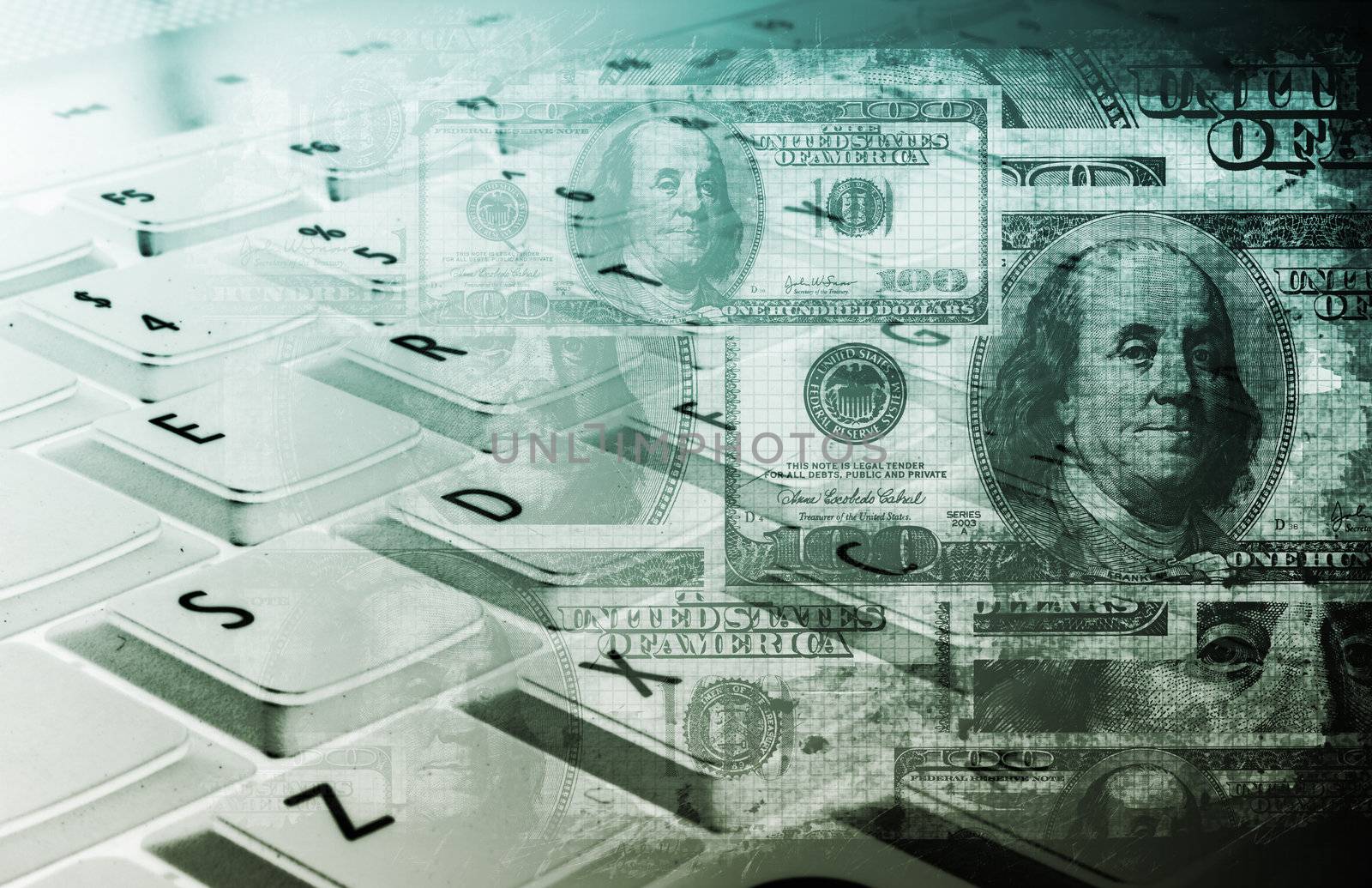 Business Abstract Technology as a Background Art