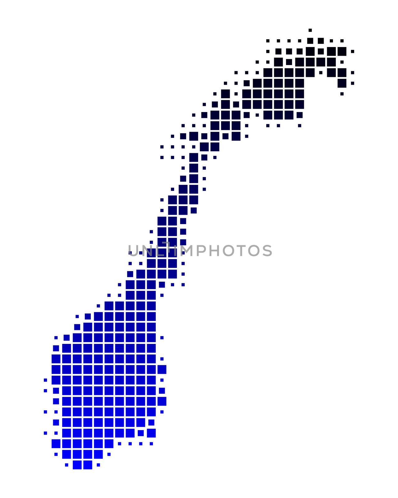 Map of Norway by rbiedermann