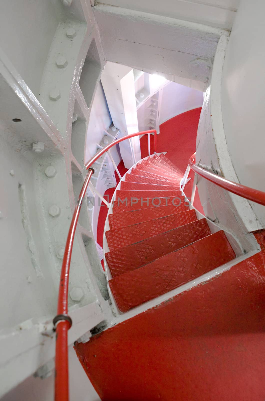 lighthouse''s staircase, Lindesnes, Norway