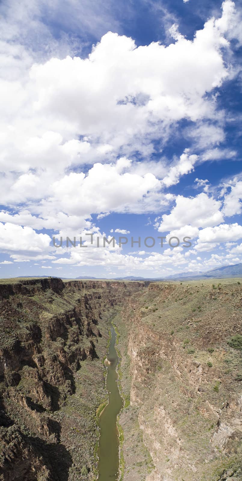 Rio Grande Gorge near Taos New Mexico, USA.