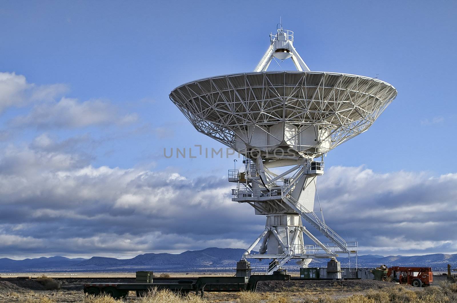 Landscape of Very Large Array of Radio Telescopes in New Mexico, USA