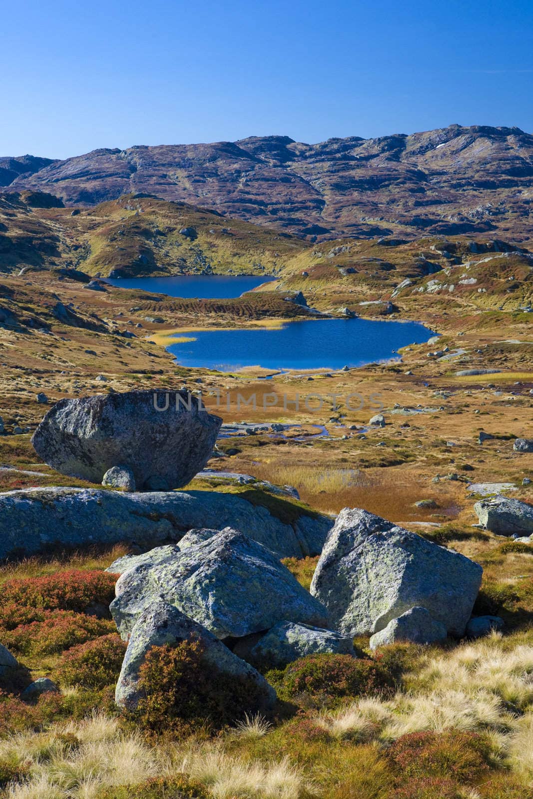 mountain range near Urdvassheii Peak, Norway