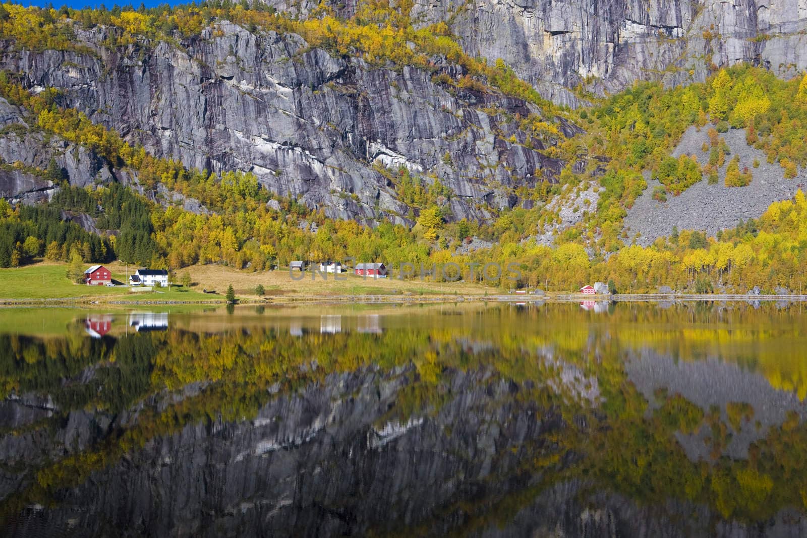 landscape near Otta river, Norway