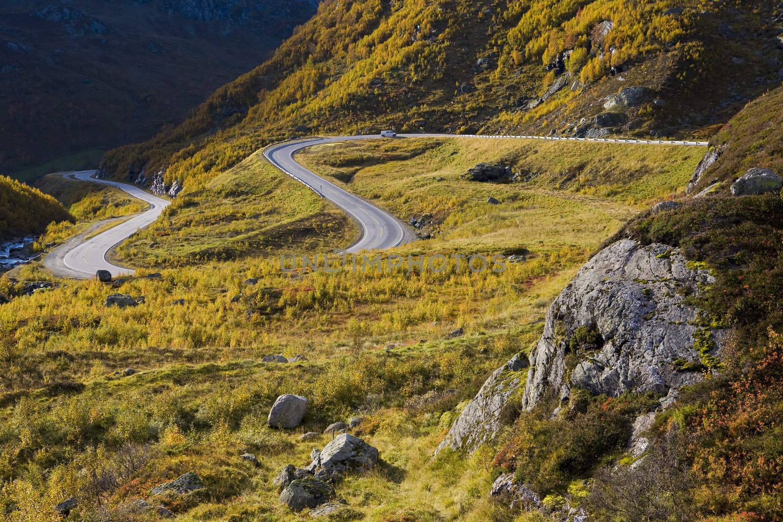 landscape of Southern Vestlandet, Norway