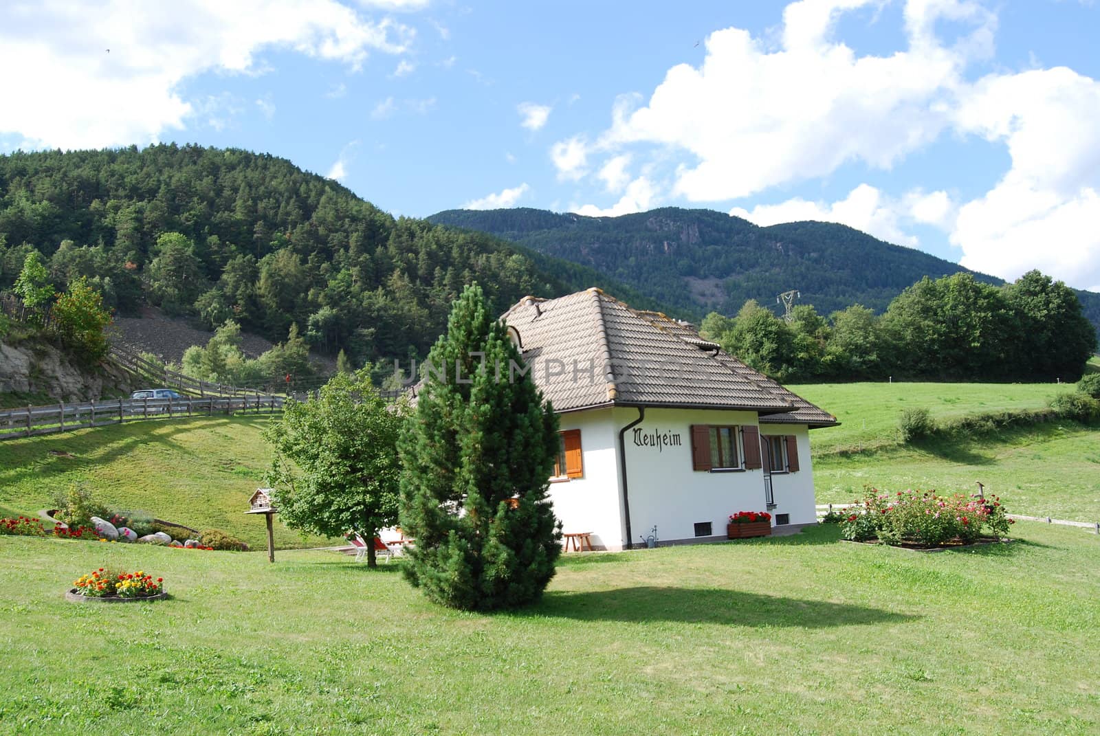 Italian Alpen landscape during summer