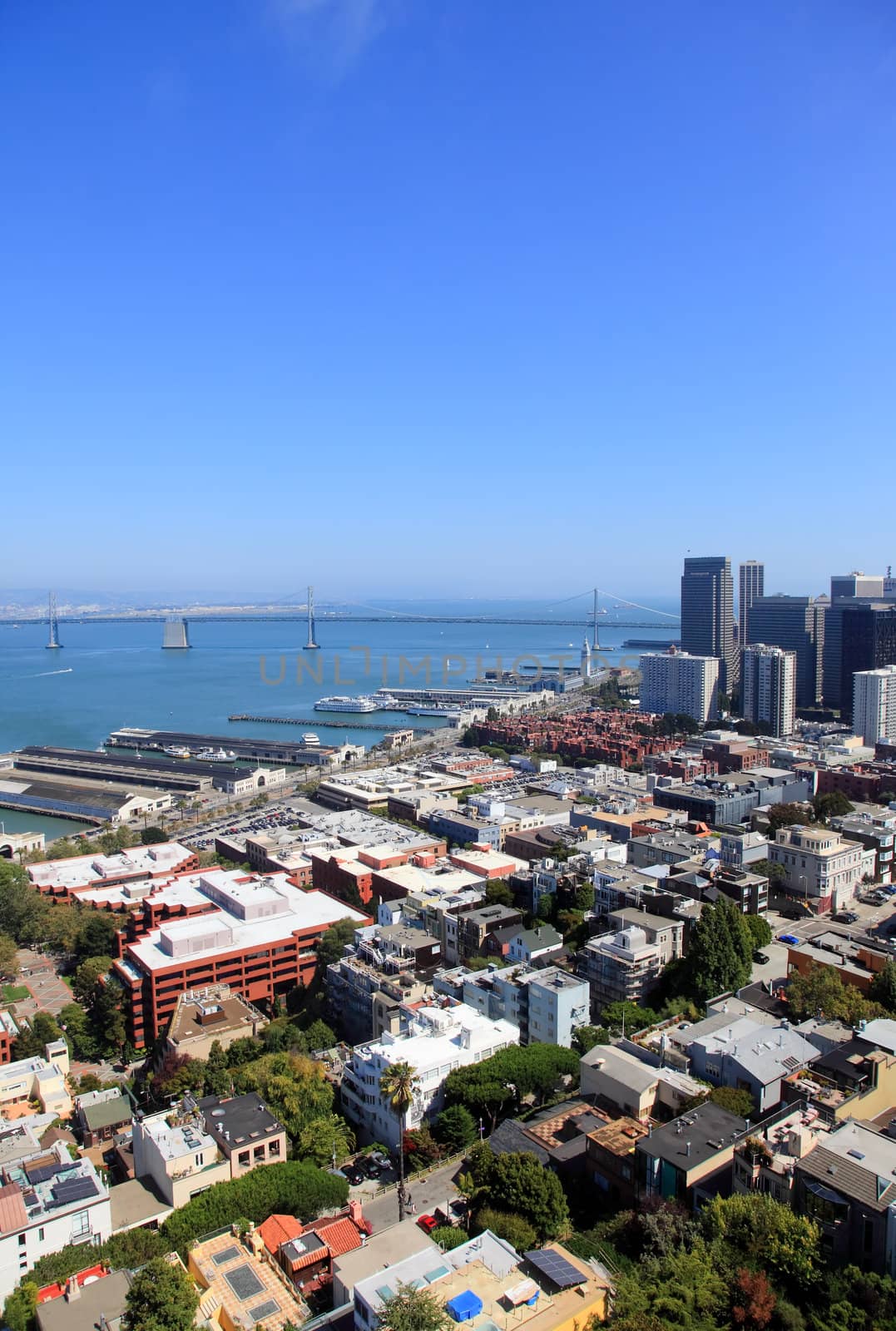 The bay bridge in San Francisco USA 