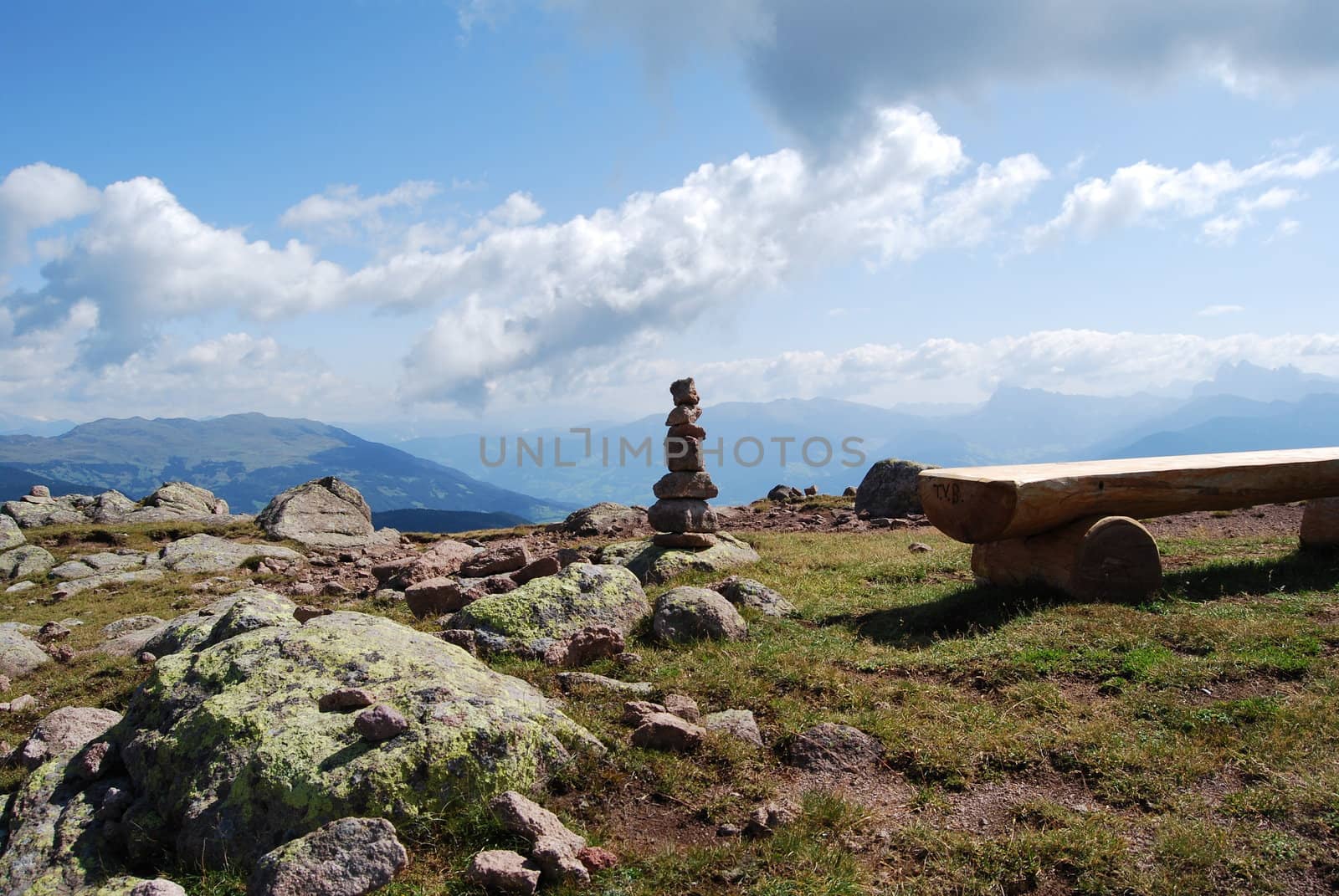 Italian Alpen landscape during summer