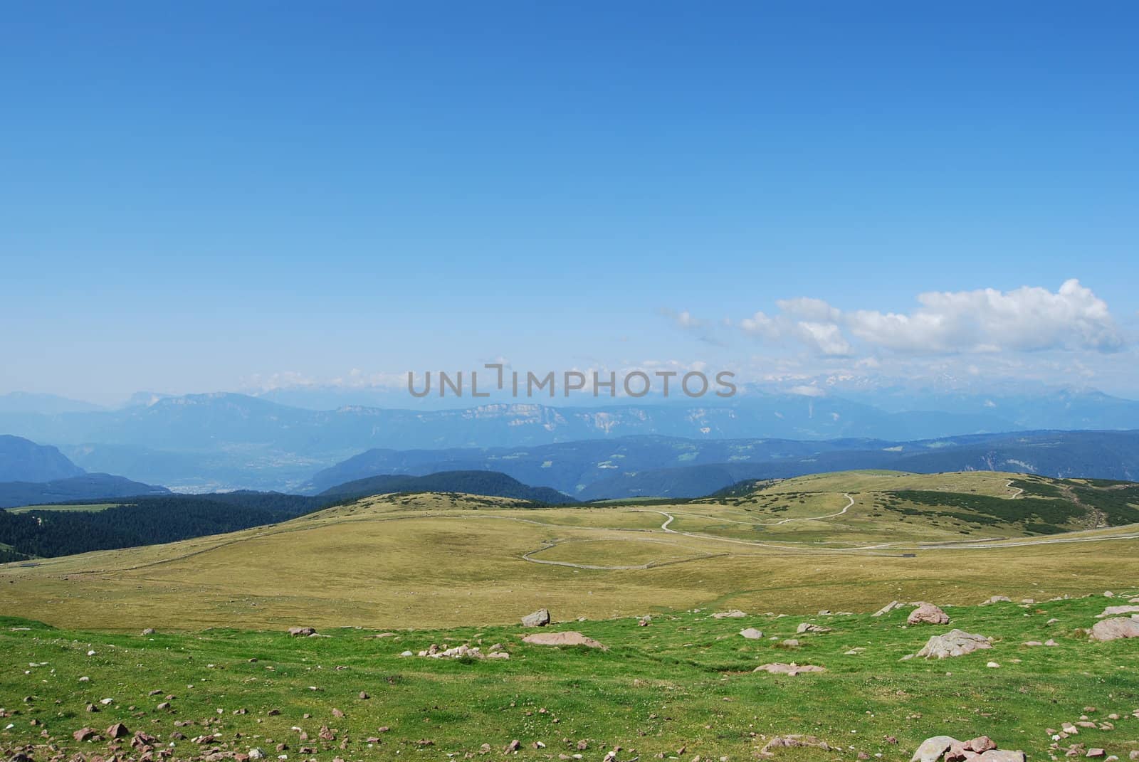 Italian Alpen landscape during summer