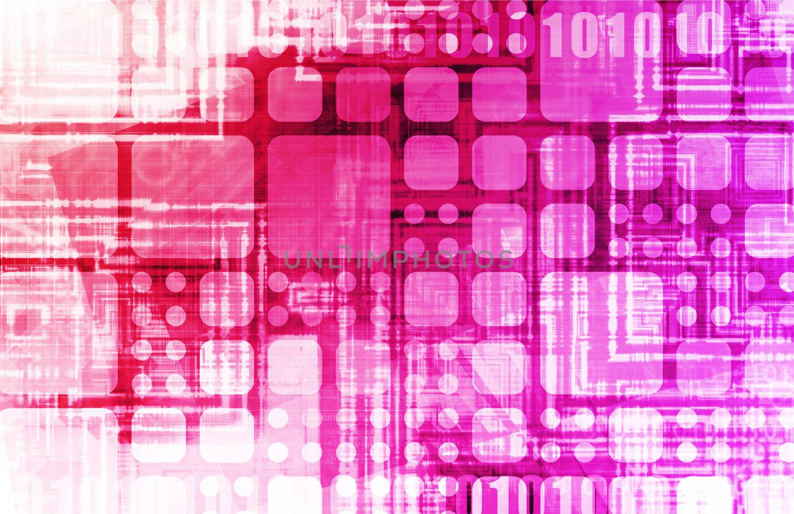 Security Network Data of the World Background