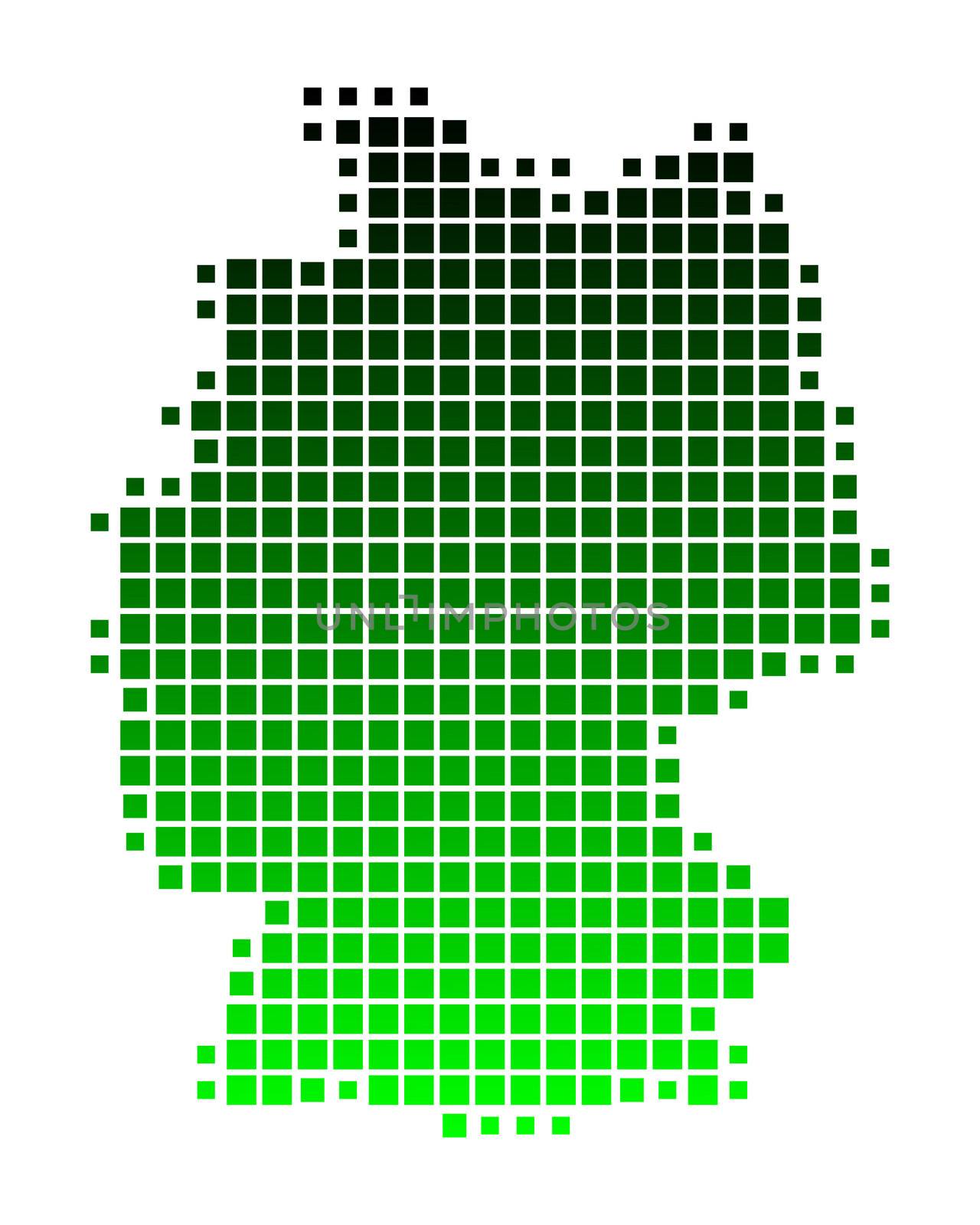 Map of Germany by rbiedermann