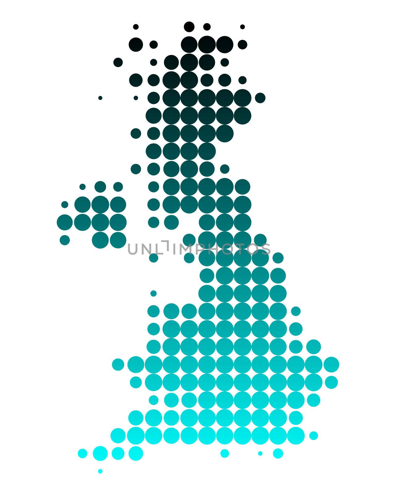 Map of Great Britain by rbiedermann