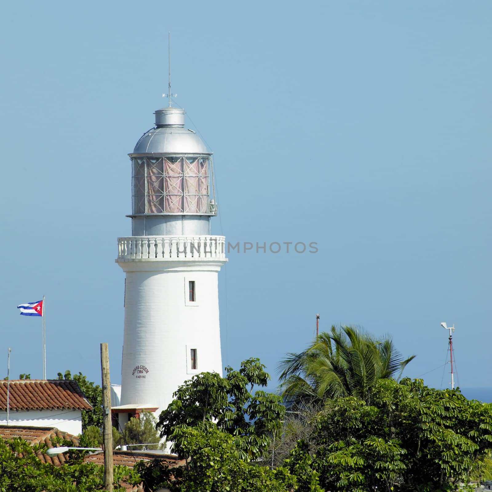 lighthouse, San Pedro de la Roca Castle, Santiago de Cuba Provin by phbcz