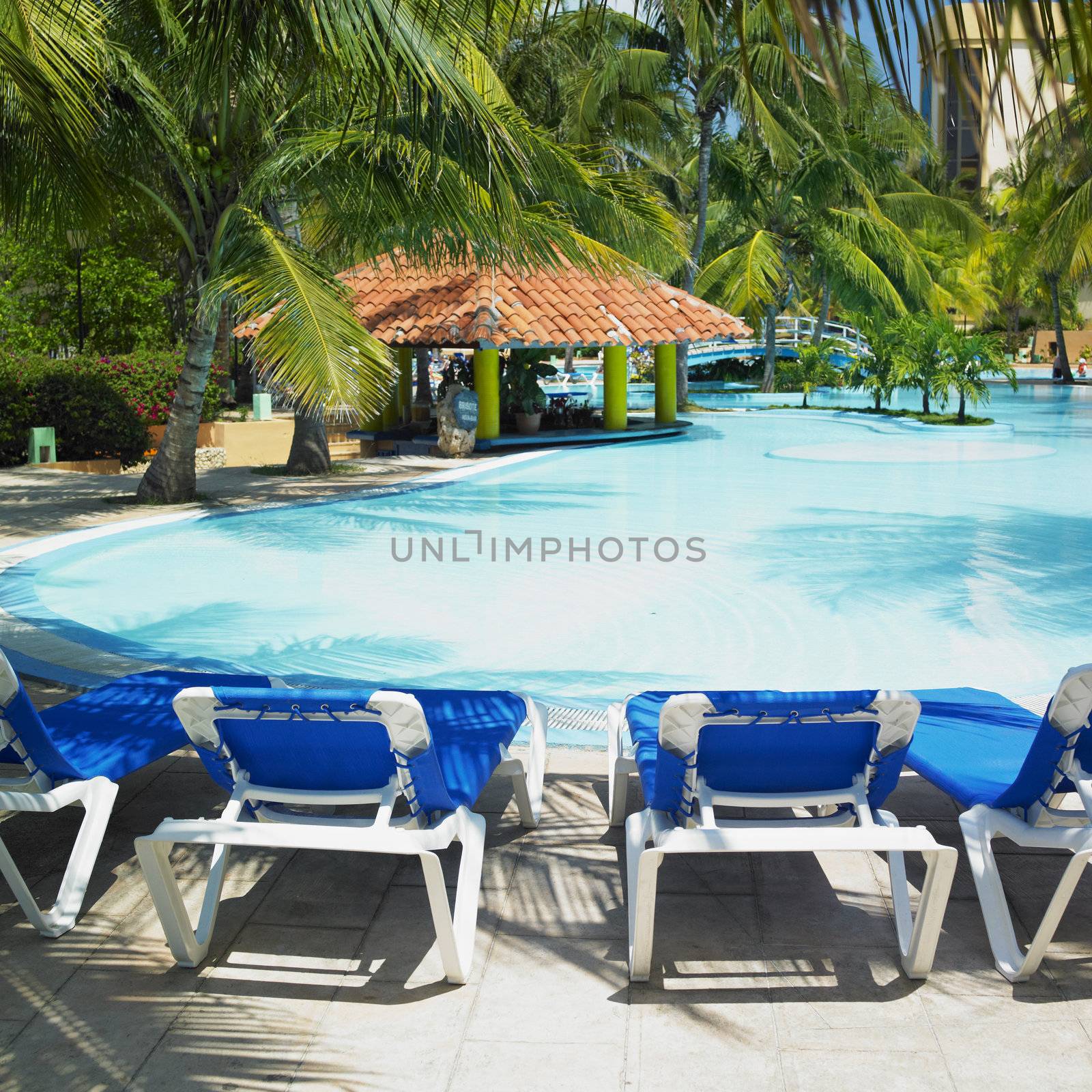 hotel''s swimming pool, Varadero, Cuba