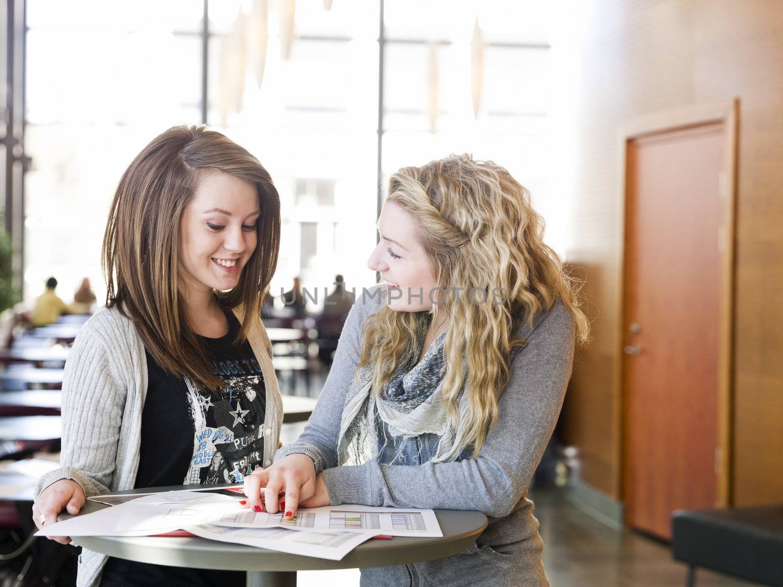 two girls studying by gemenacom