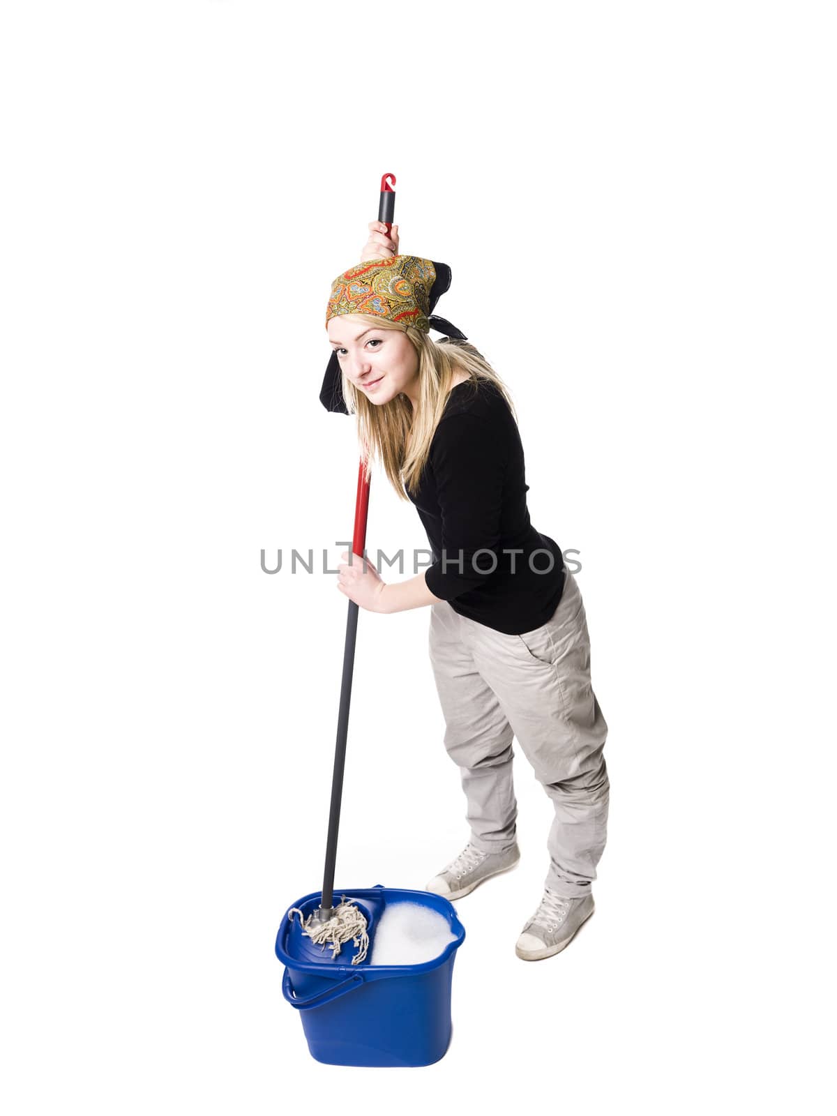 Cleaning lady