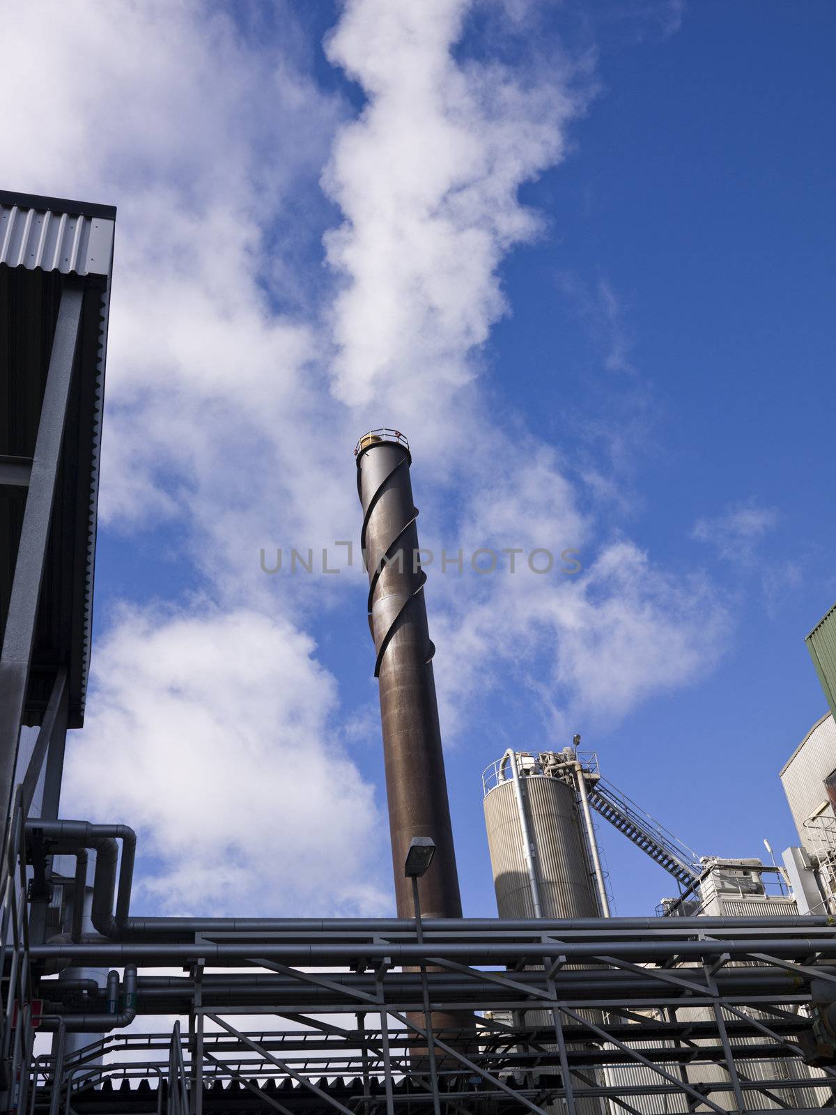 Smoking chimney