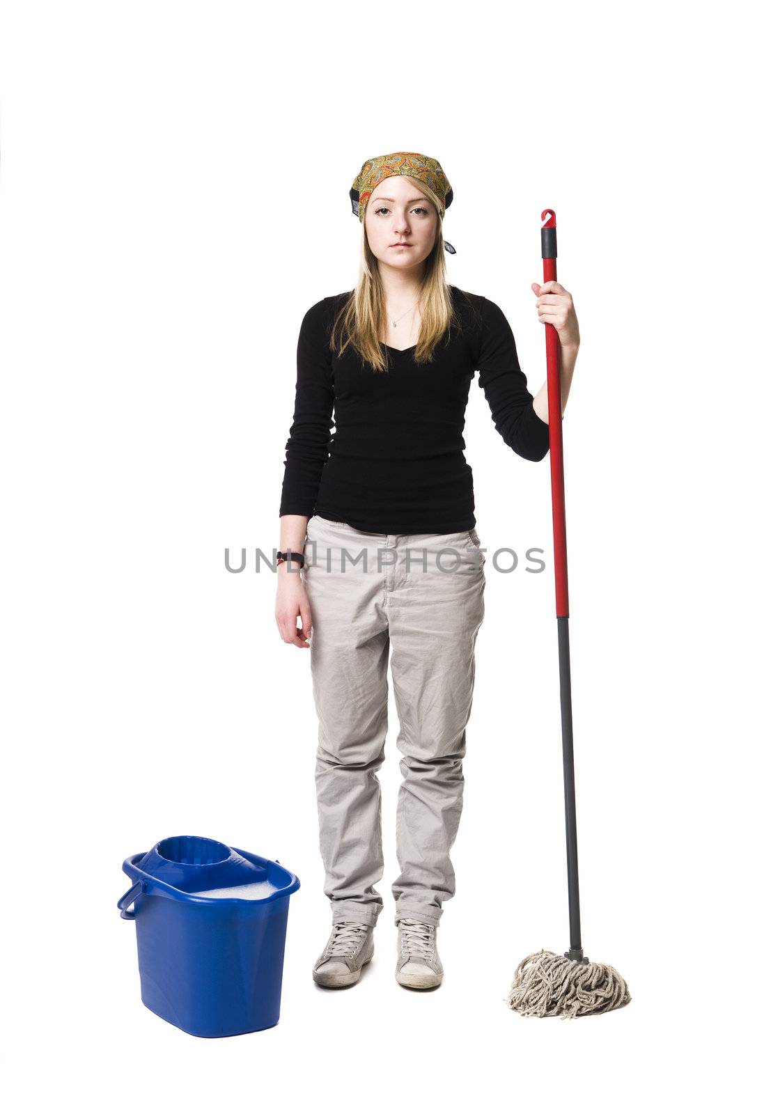 Cleaning lady