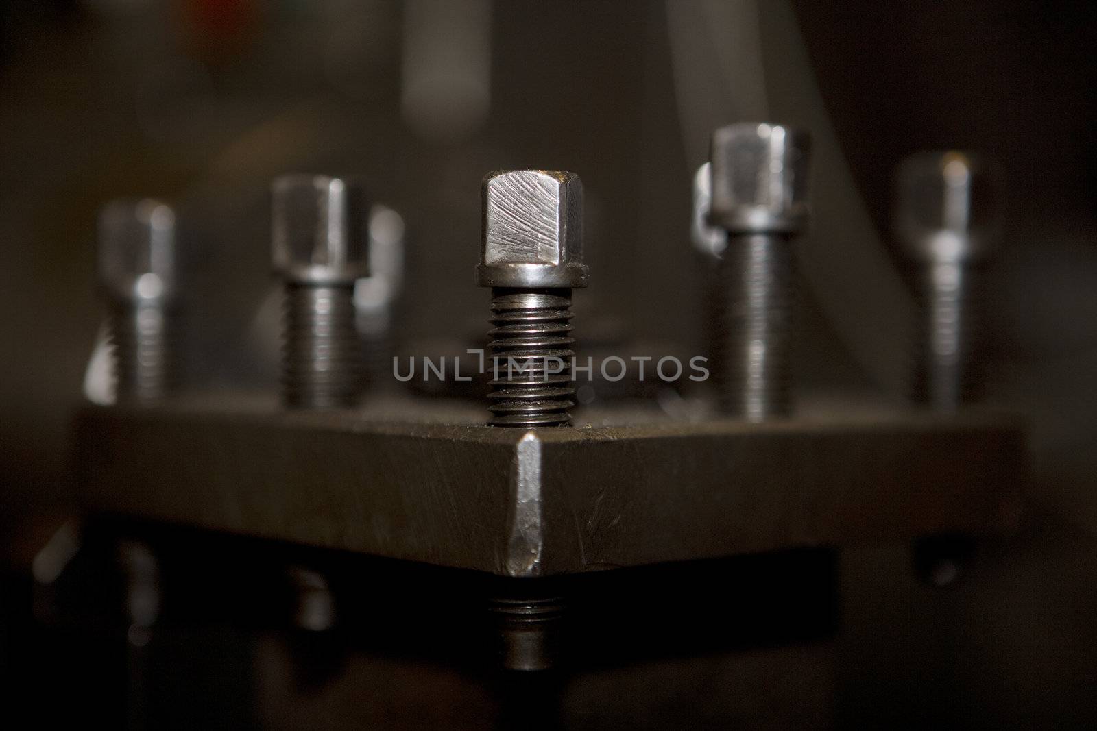 Screws in a workshop