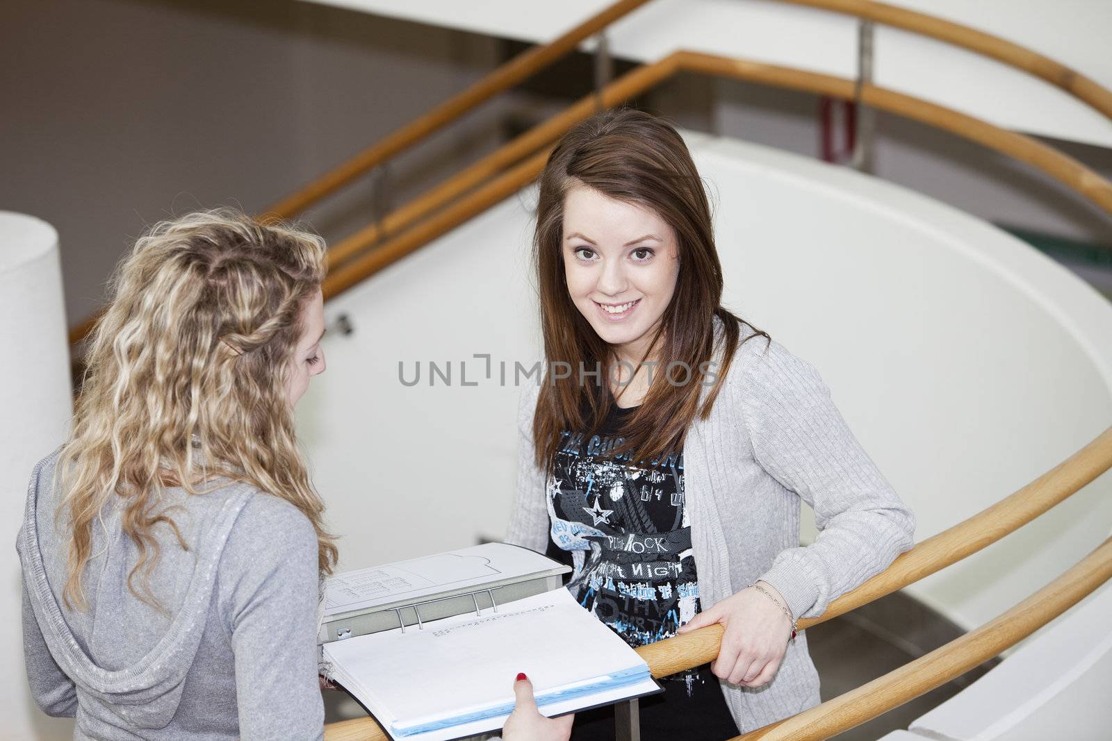 two girls studying by gemenacom