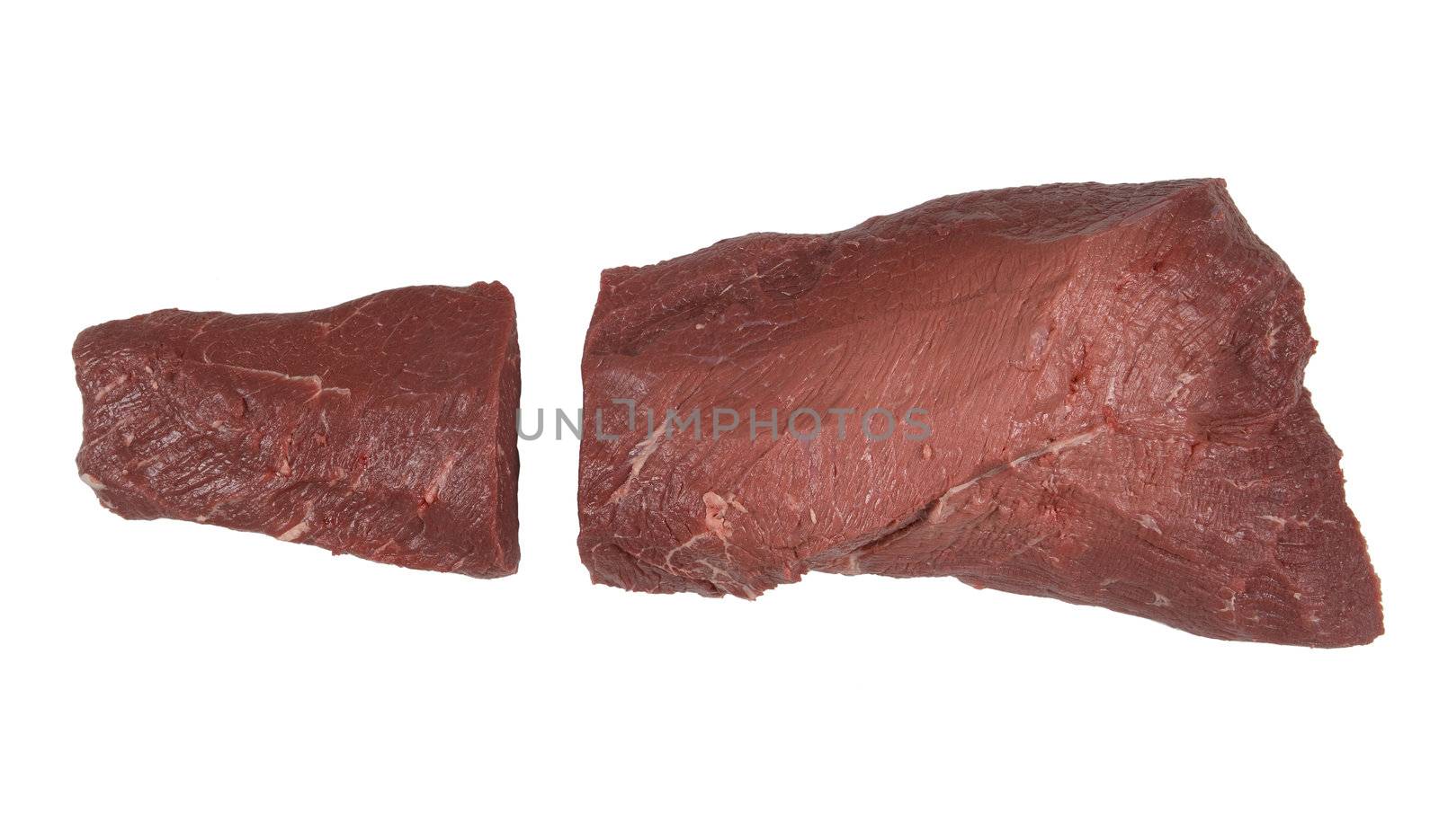 Meat towards white background by gemenacom
