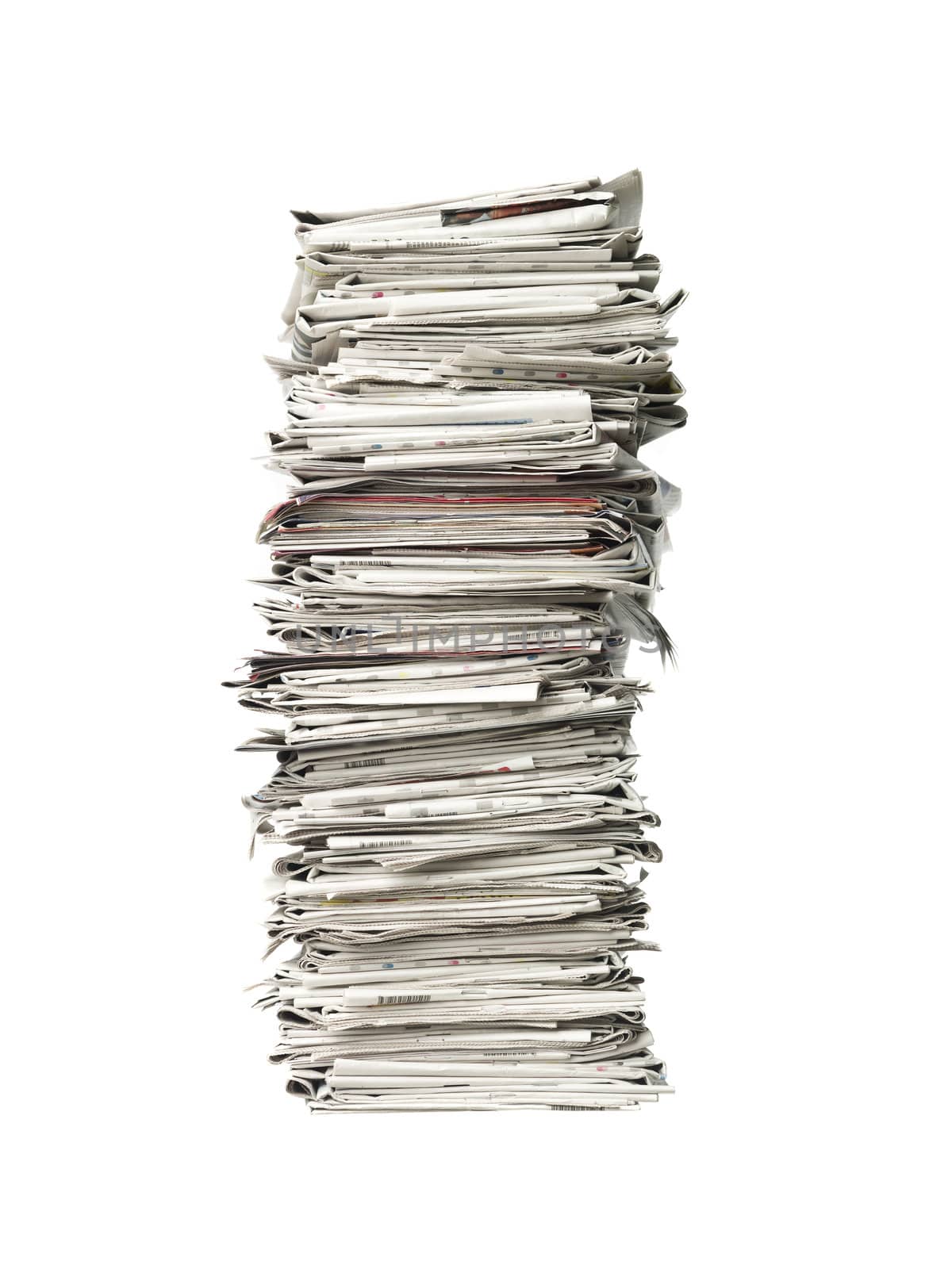Pile of newspapers