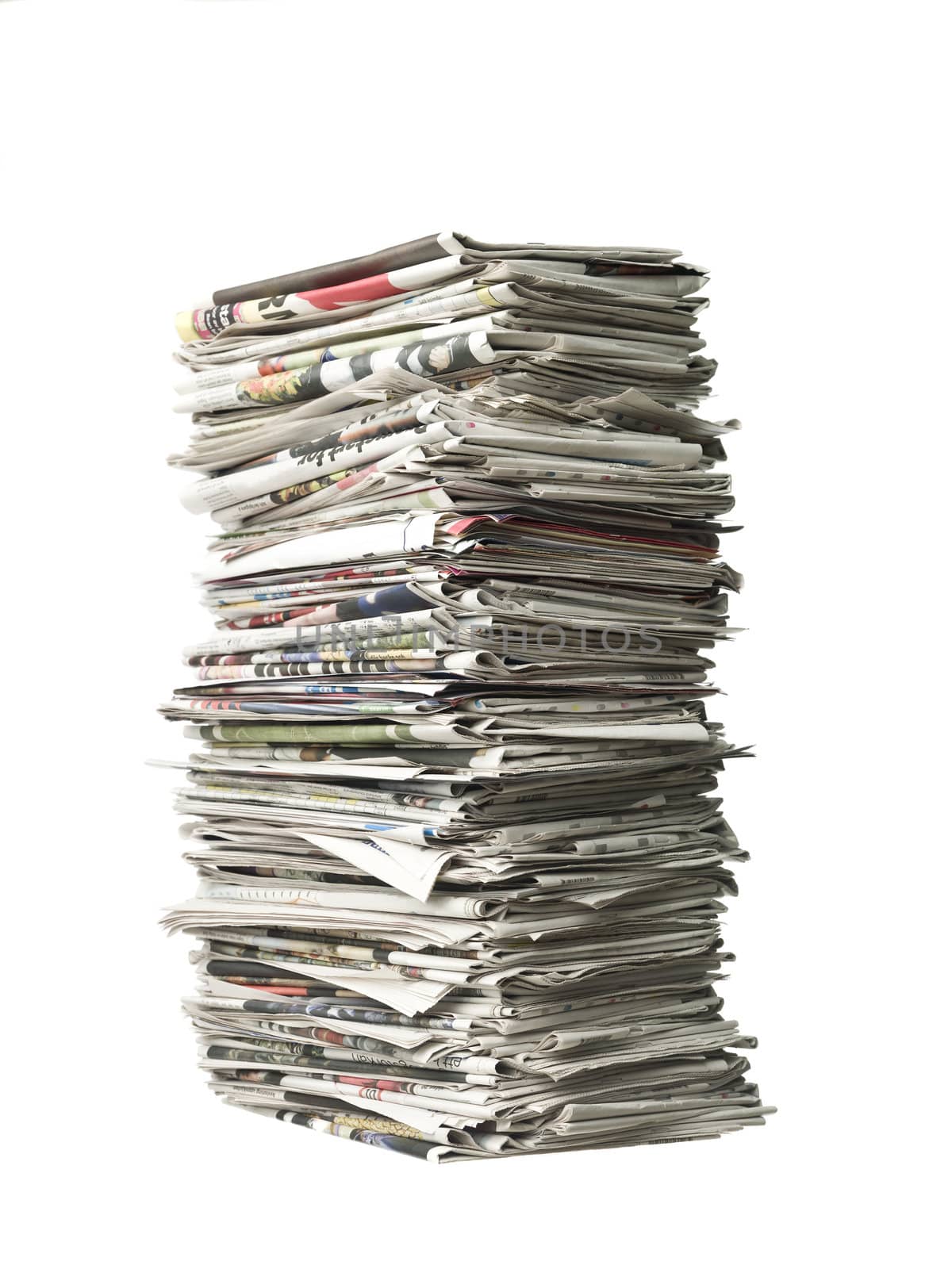 Pile of newspapers