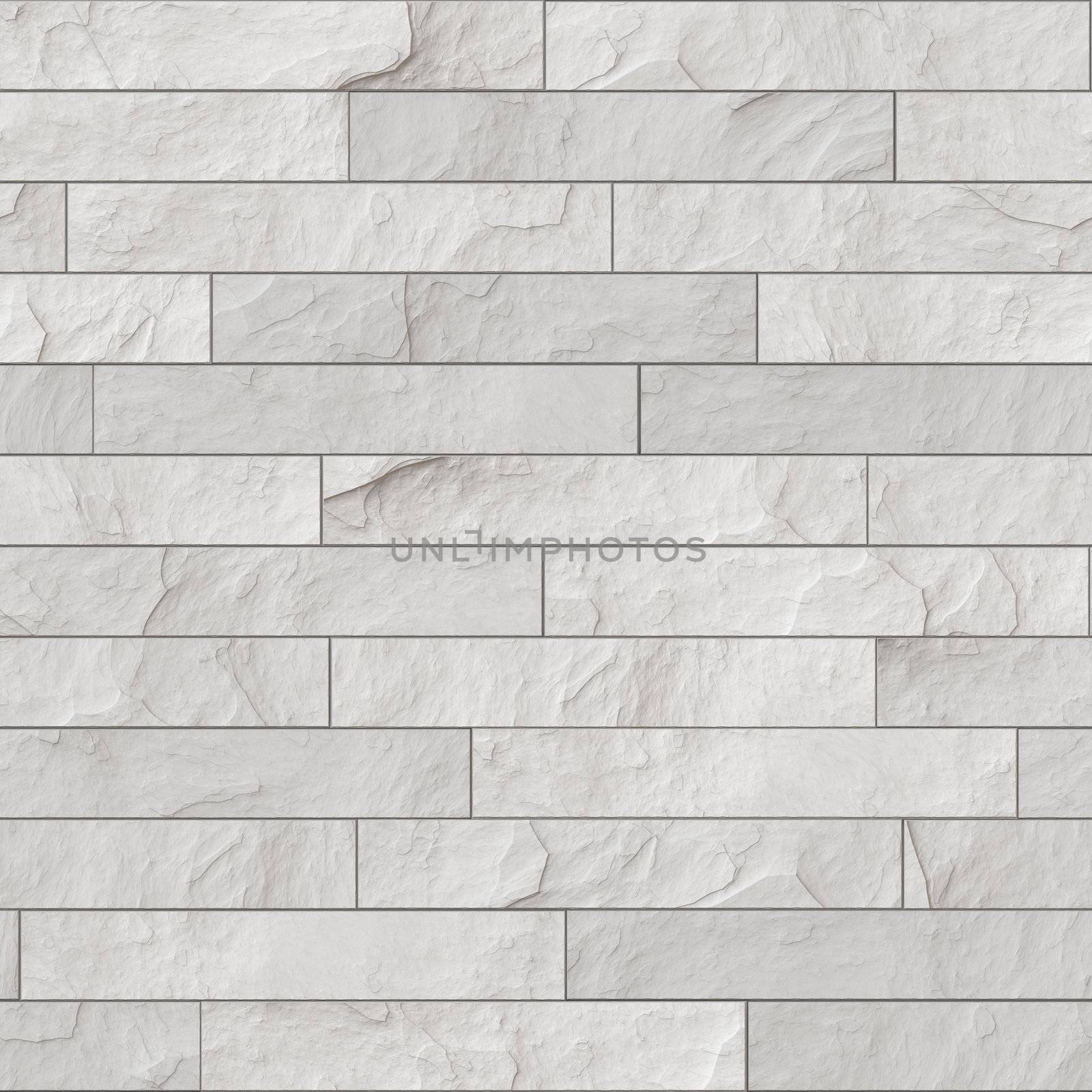 An illustration of a seamless white brick wall