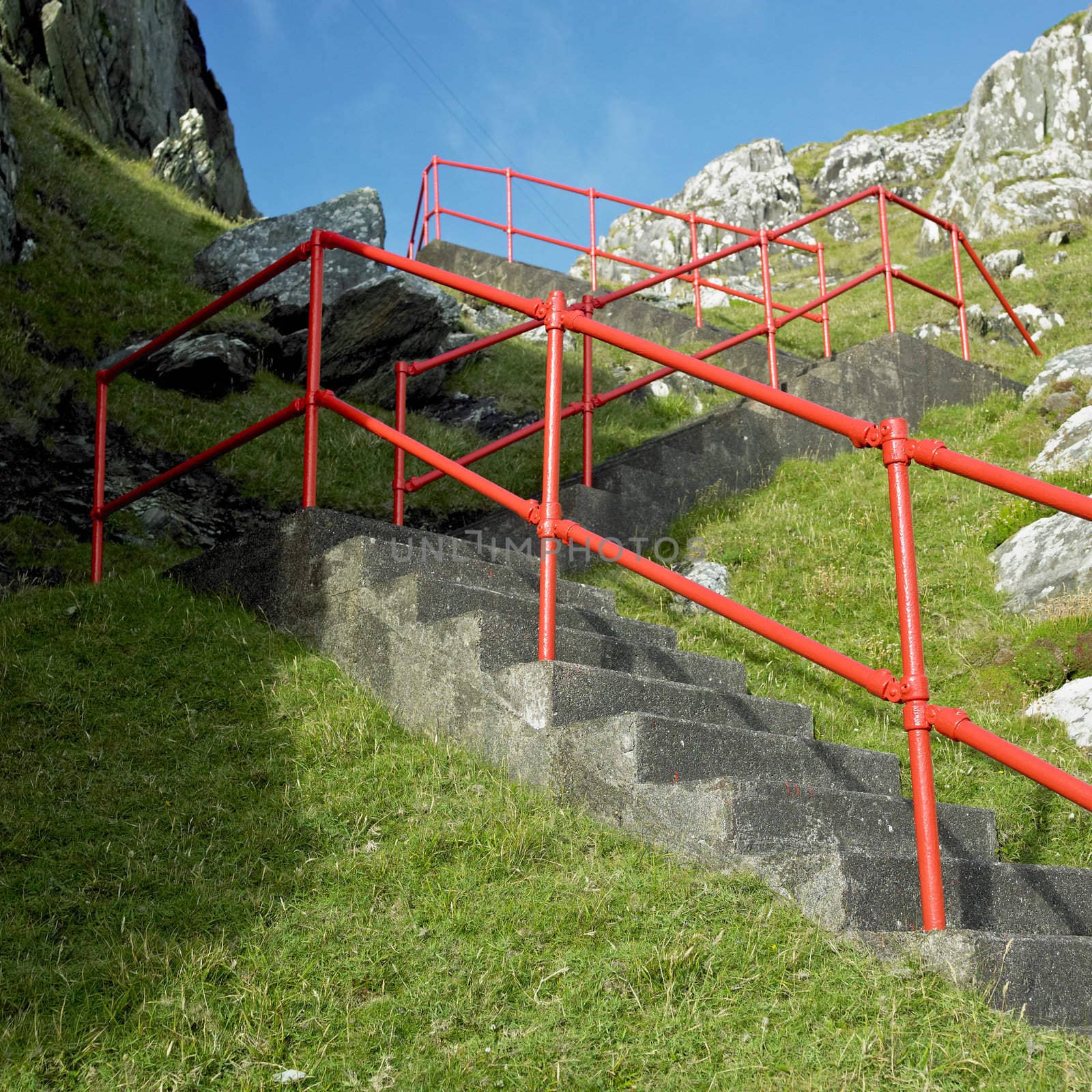 stairs, Sheep''s Head Peninsula, County Cork, Ireland