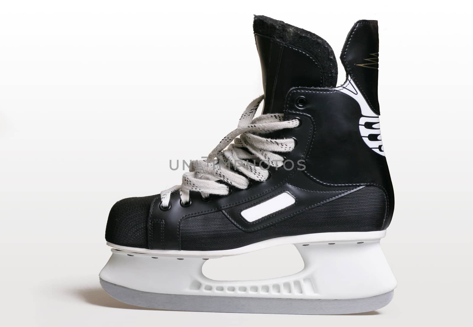 Ice skate on a white background