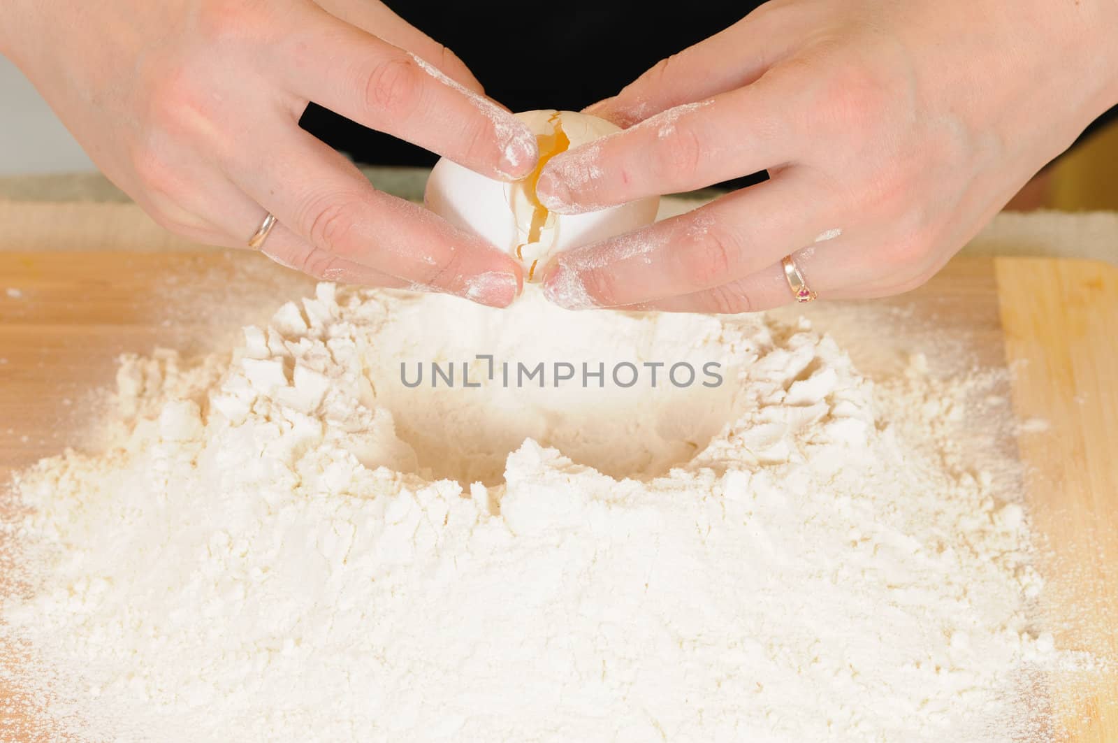 Preparation of the test for a baking of rolls