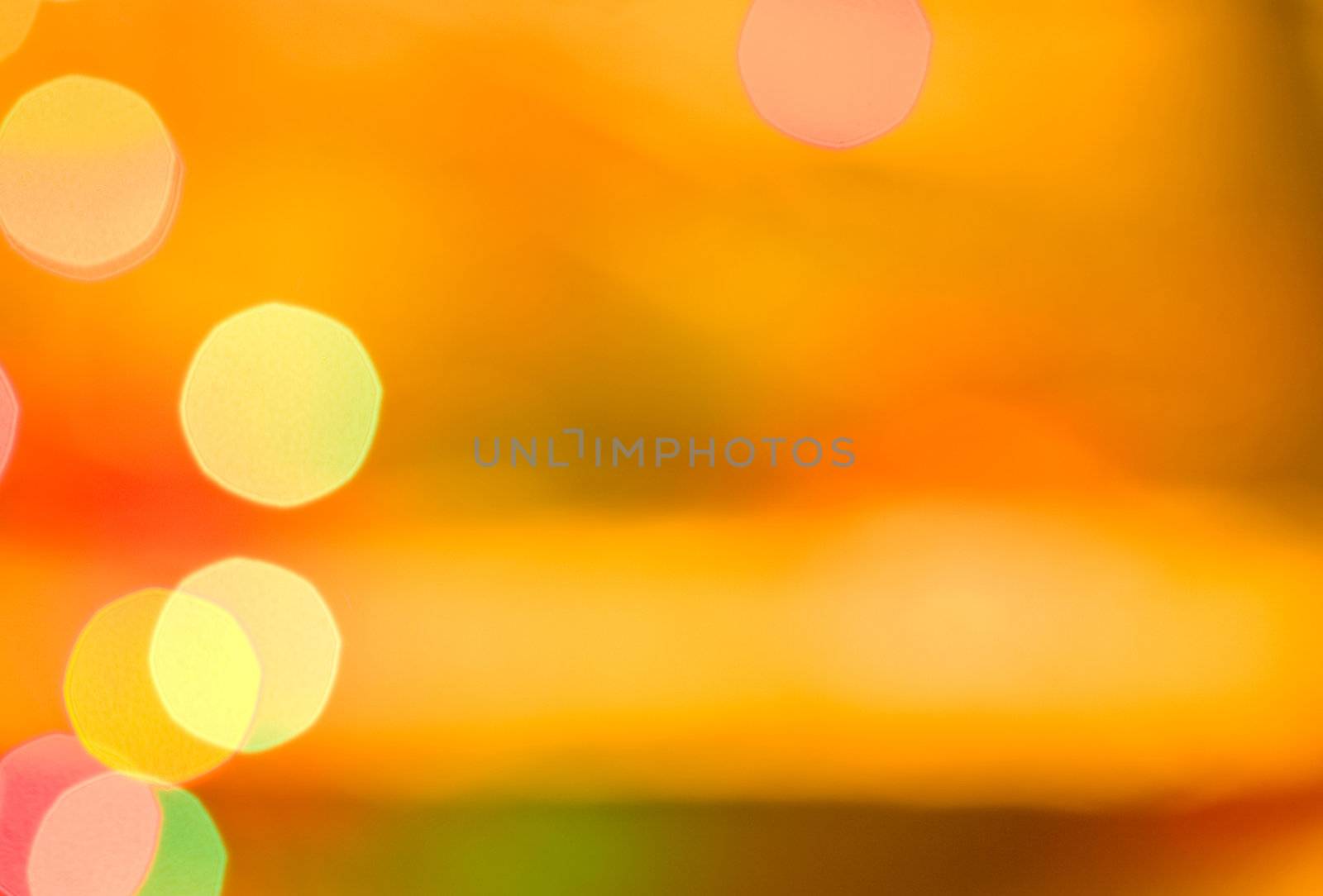 Defocused Christmas lights background by rozhenyuk