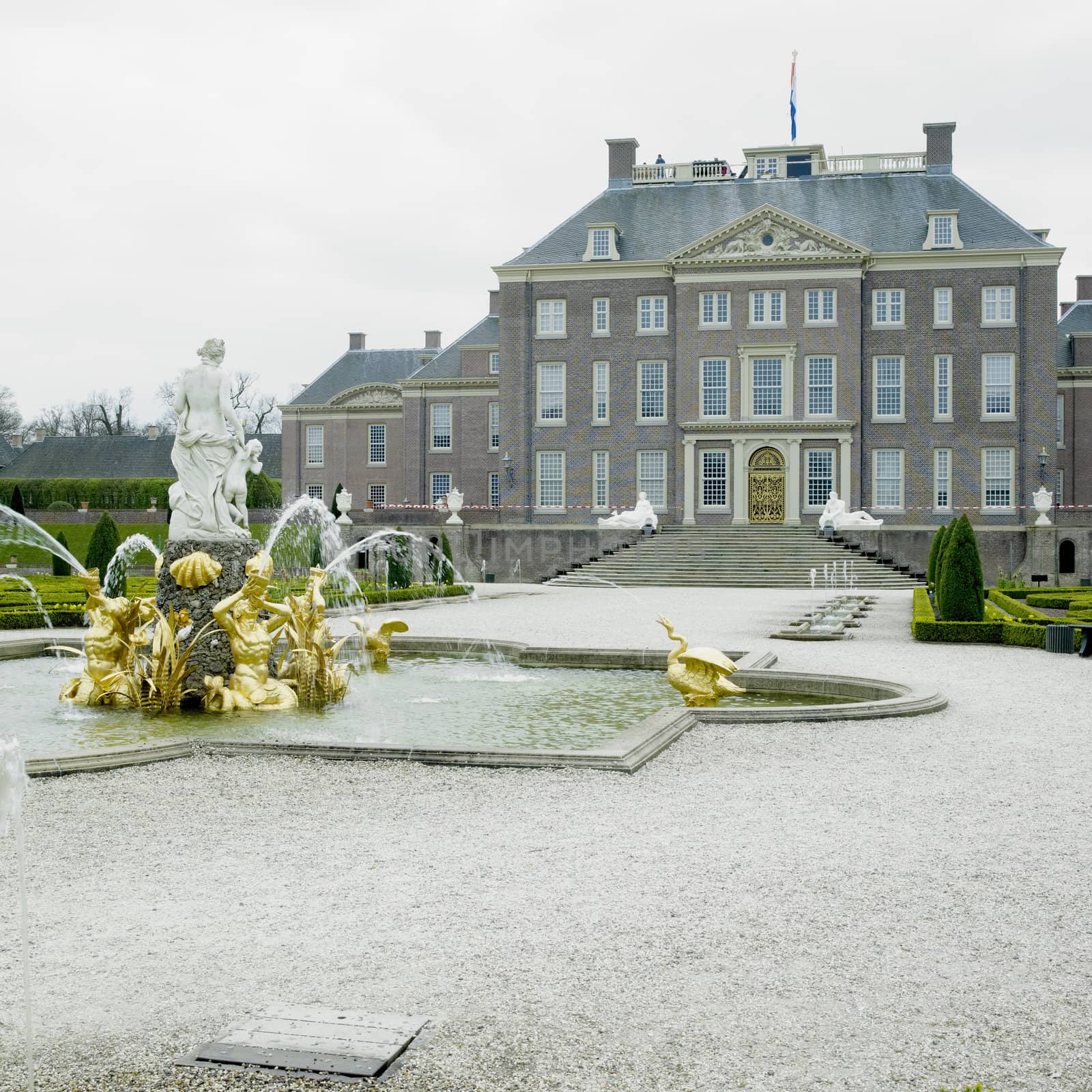 palace and gardens, Paleis Het Loo Castle near Apeldoorn, Netherlands